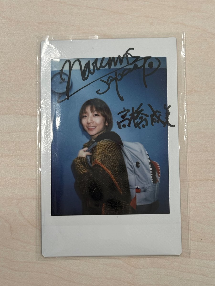 🎁高橋成美さん直筆サイン入りチェキが当たる！ ＼ 直筆サイン入り