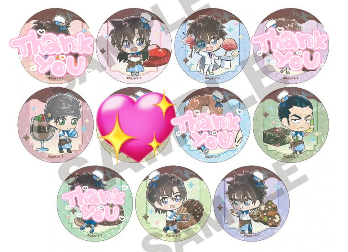 最新【譲渡】名探偵コナン トレーディングホログラム缶バッジ きゃら