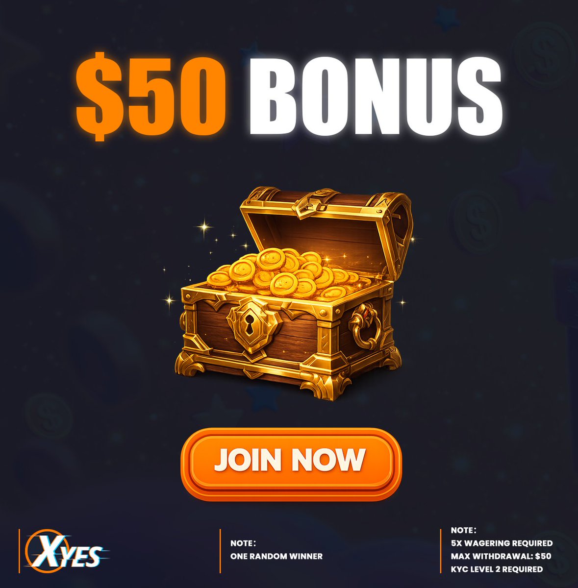 We’re giving away a $50 bonus — it could be yours 👀

✅ Like 
🔁 Retweet 
💬 Drop your XYes ID

Jump in and try your luck! 🍀