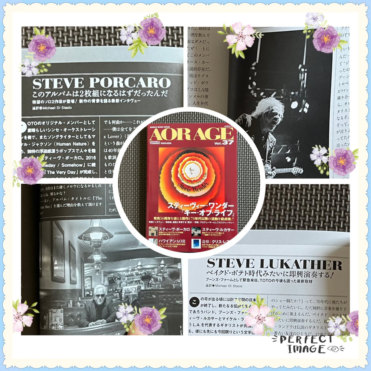 I got the latest "AOR AGE", which features the interviews with both Steve &amp; Luke!😍🎶🙌
I'm going to enjoy them thoroughly right now.💕

#AORAGE #interview
#StevePorcaro 
#SteveLukather