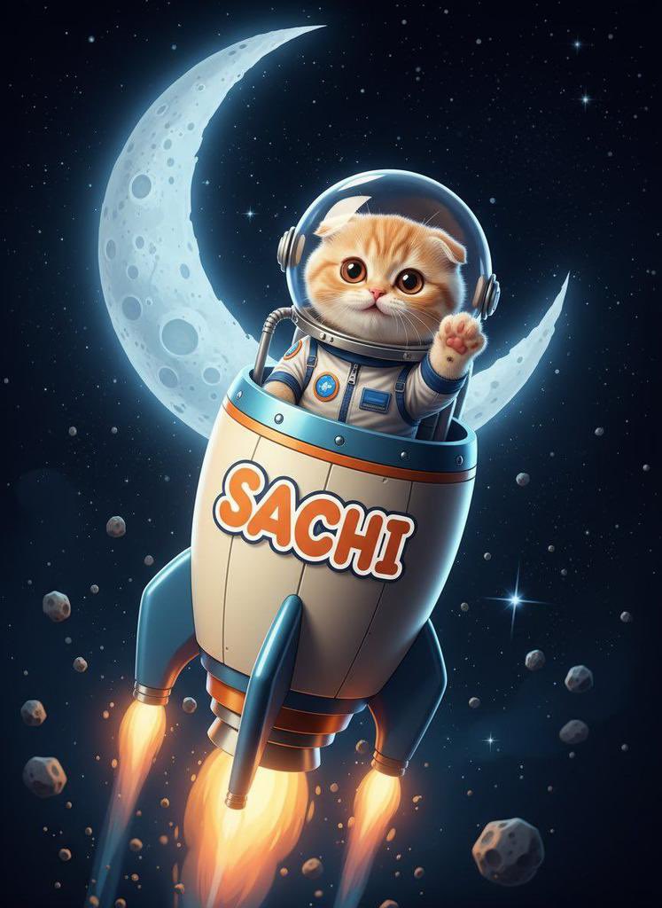 poyytzy's tweet photo. @WhaleCryptoGems Hey eyes on @sachi_coin will be liftoff soonπ
$SachiCoin
#SACHI #SpreadPAWSITIVITY π±π§‘πΎ
#JoinTheMovement https://t.co/MUnsUIRFWT