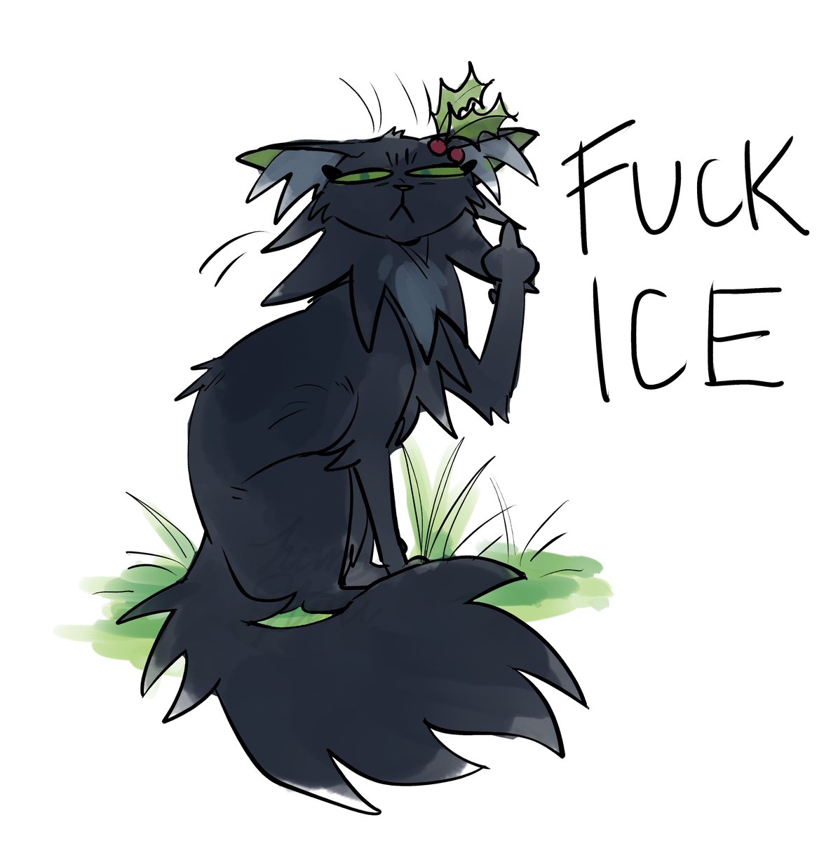 xLuneTheCatLady's tweet image. hollyleaf doesn't like ice in her water
#warriorcats #hollyleaf