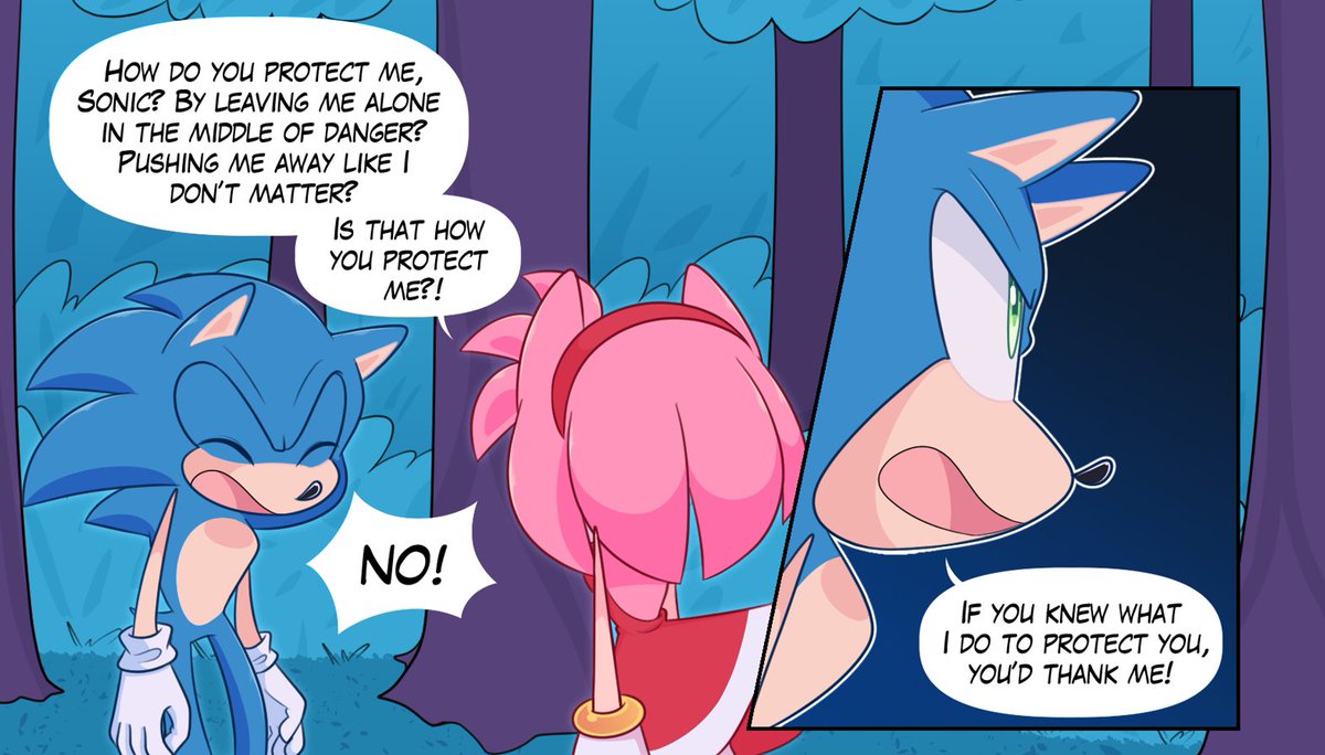 Emerald_Kora's tweet image. If I were you, I'd tell her the truth.

NEXT PART OF "MY BOY" TODAY!!
#SonAmy