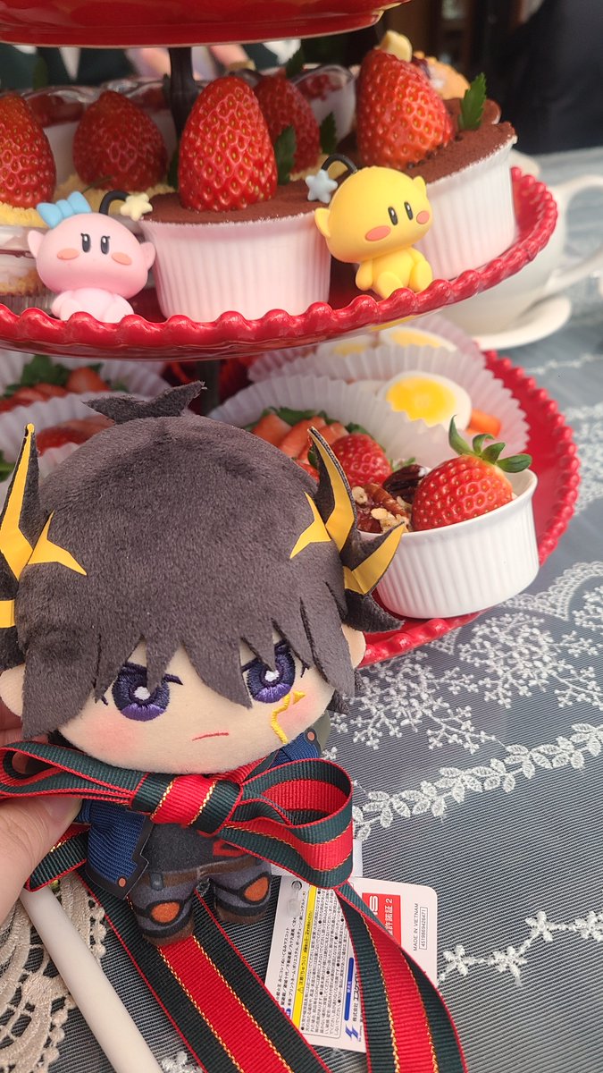 hoshinonaikai's tweet image. 바쿠바쿠와 유세이에게 엄청 많이 먹이고 왔습니다,,,/////