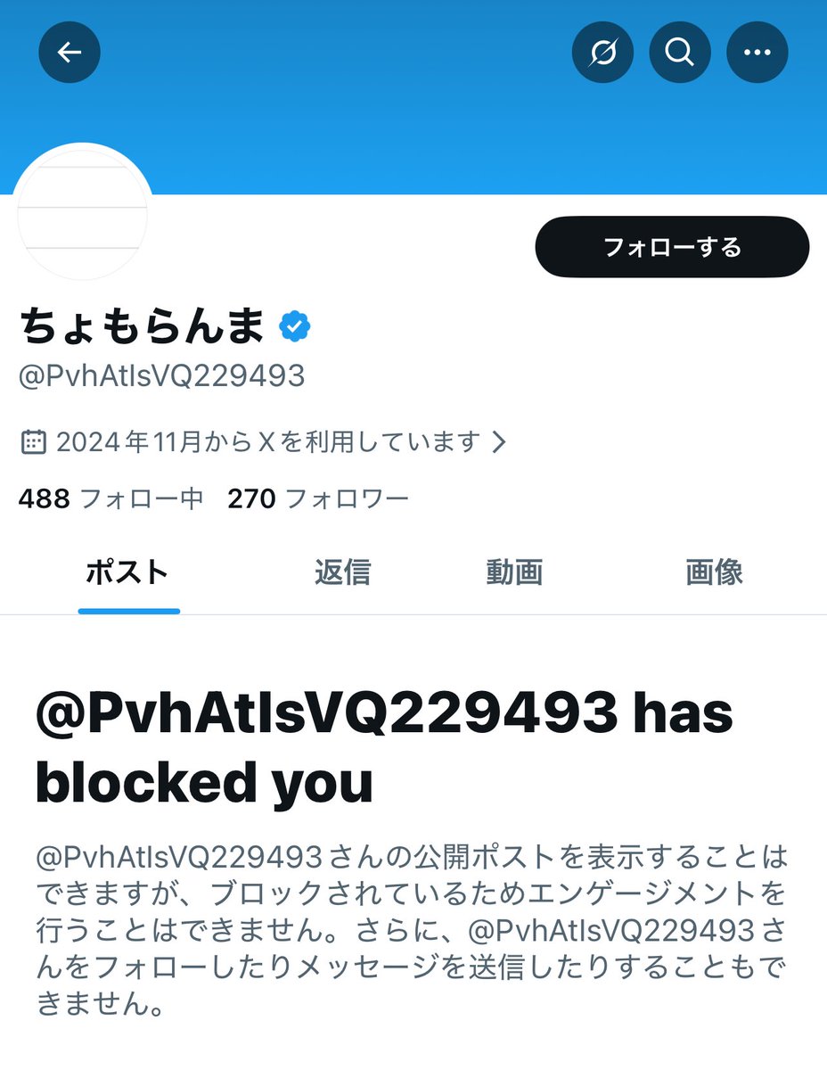 まったく知らなないアカウントにブロックされたいました。関係ないと思いますが中道改革連合の米山さんにもブロックされています。