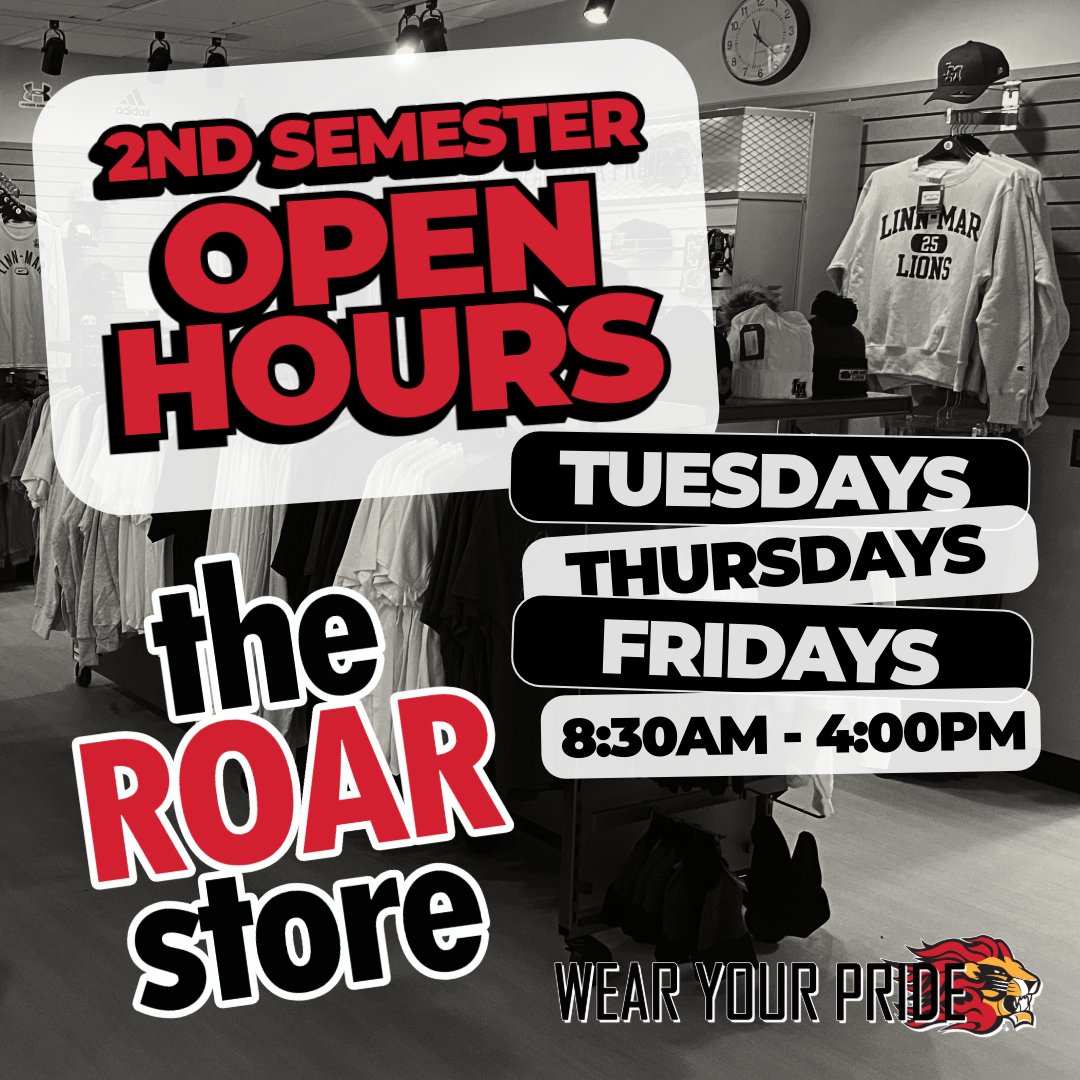 2nd semester hours (just how we left off): 
Tue, Thu, Fri, 8:30am-4:00pm. No appt needed! ️ Facebook appts available outside of open hours, but not guaranteed. 
AND...Mark your calendars for our 1st SaturYay of 2026 on February 7th, 9am-1pm!