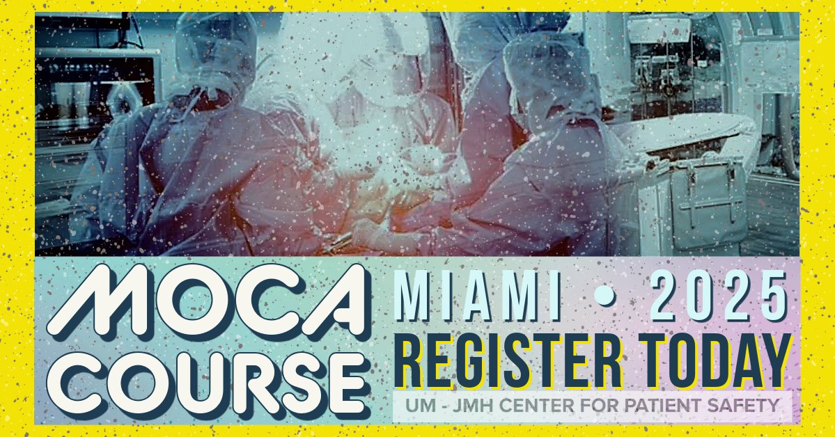 🚨 Attention #Anesthesiologists! Looking to fulfill your ABA MOCA Part IV requirement? Our MOCA course dates for 2025 are available. Enroll today!

February9
March 23
May 18
July 27
September  7
October  26
December  7

See the link  for details:

med.miami.edu/centers-and-in…