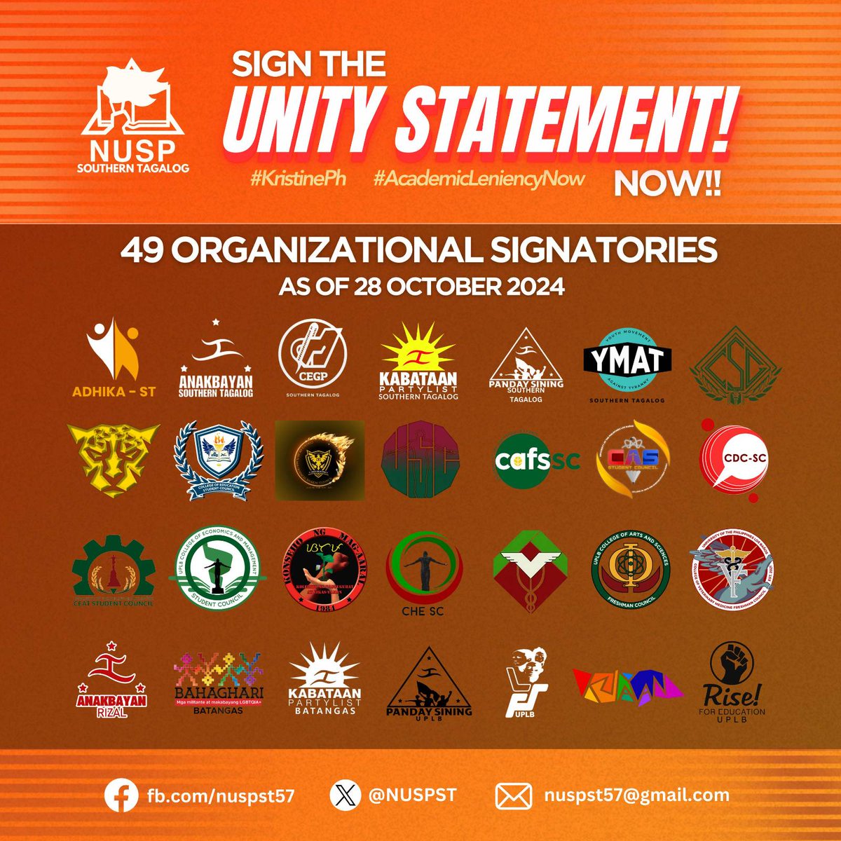 NUSP Southern Tagalog #DefendAcademicFreedom tweet media