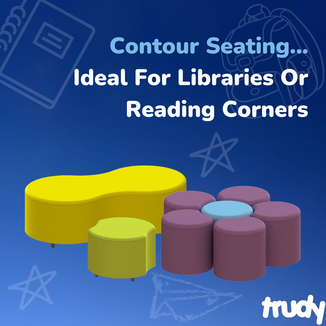 Designed to be used on their own or grouped together these comfy seats are ideal for libraries, reading corners or anywhere you want some bright, fun seating. Covered in a tough, easy to clean fabric, they’re really practical too. 💪
trudy-primary.com/contour-seatin…
#Seating #Trudy #Fun