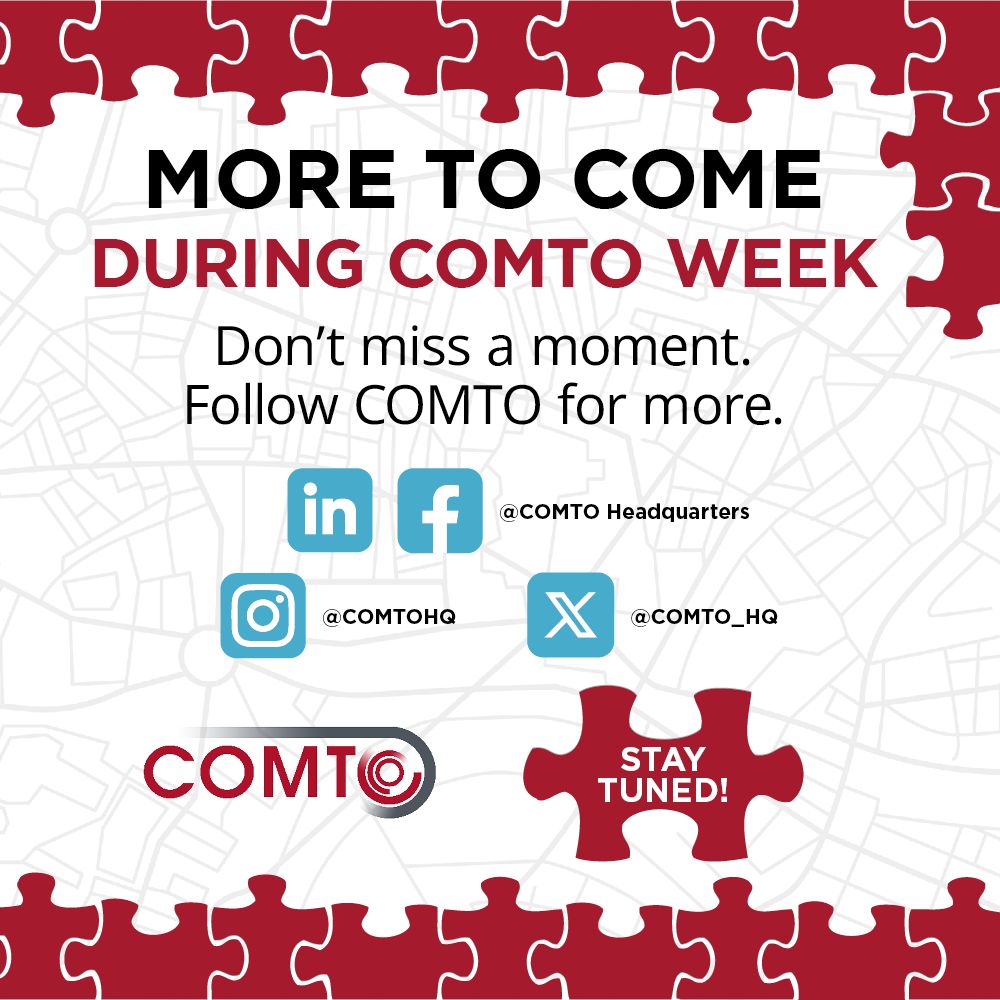 COMTO_HQ's tweet image. Join us to collaborate, learn, and make your voice heard. Whether you’re new to COMTO or a long-time member, there’s something for everyone! #COMTOWeek #COMTOWEEK2024 #IamCOMTO #EquityInTransportation