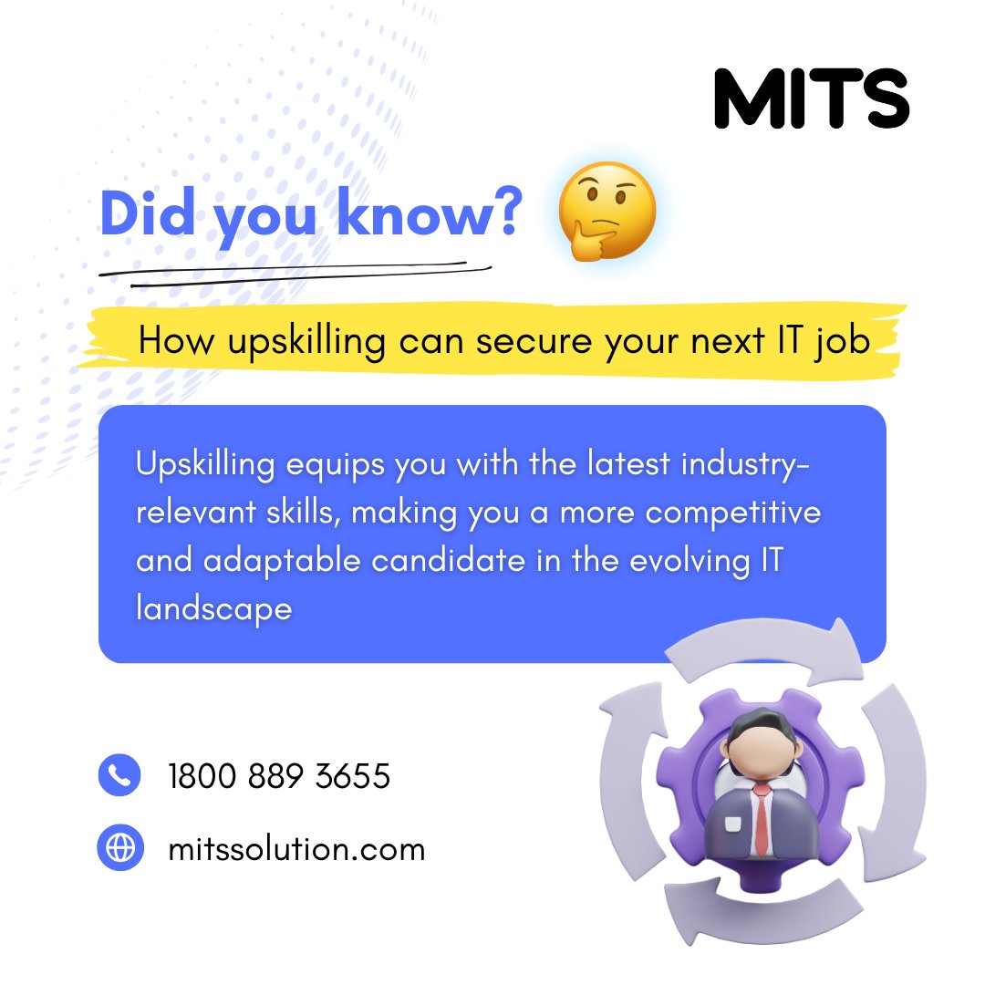 SolutionMits's tweet image. Upskilling is your key to unlocking the next big opportunity in IT. Stay ahead of the curve, enhance your skills, and secure your future in a rapidly evolving industry.🎯
.
.
#UpskillForSuccess #ITCareerGrowth #TechSkills #ContinuousLearning #JobReady #mitssolution #explorepage