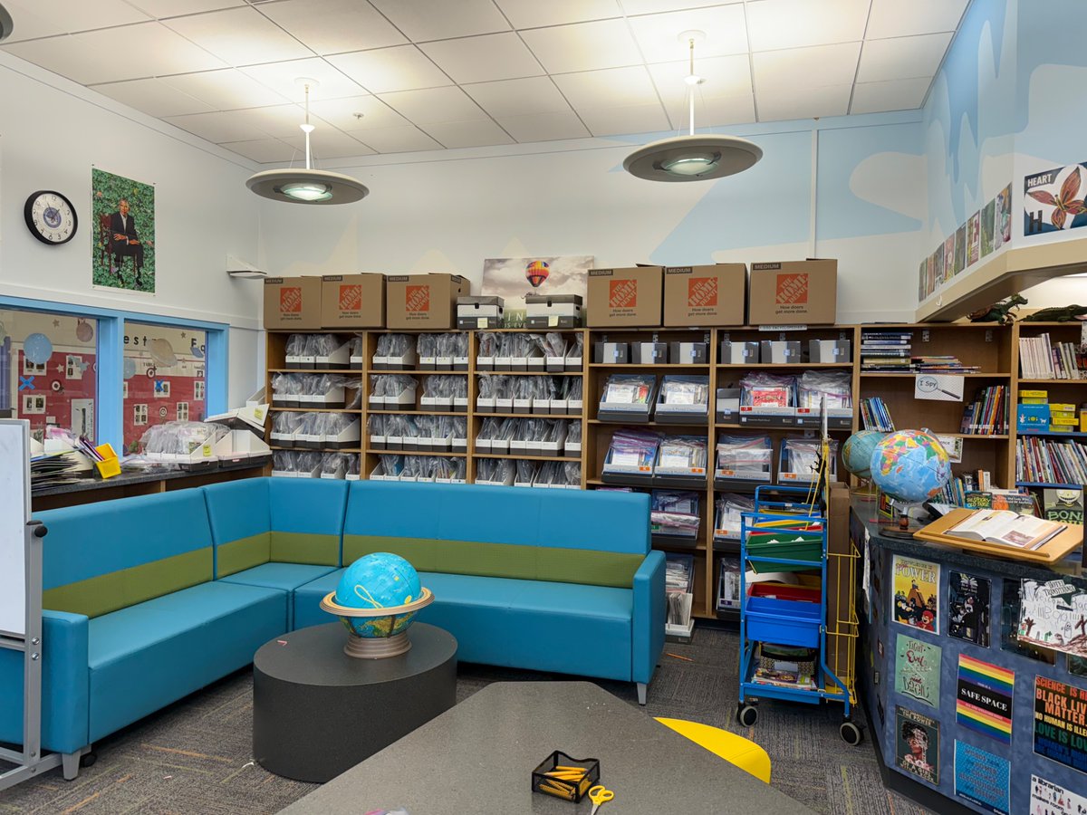 I stopped by Jefferson Elementary to see the new books by this upcoming author, 8 year old Aviana. Thanks to support of Multimedia Specialist Ms. Taryn, these books are available for students to check out. Keep it up Aviana! #jeffersonjaguars #slusd <a href="/SLUSD_News/">San Leandro USD</a>