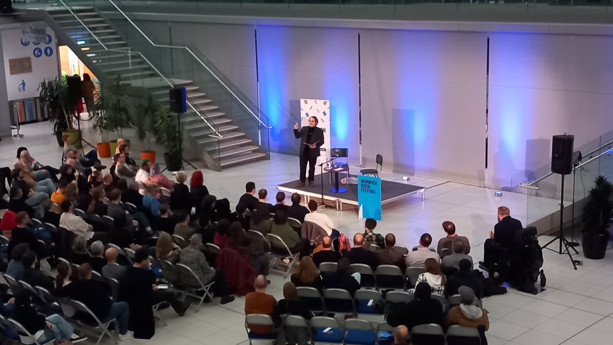 NorwichGFest's tweet photo. Thank you @BookFestNorwich for a brilliant programme of events! It was great to see fantastic speakers at @TheForumNorwich @NorwichStones @NorwichTheatre @StPeterMancroft @PizzaExpress and @NorfolkLibs #MillenniumLibrary
A massive thanks to all the contributors too! ๐โ๏ธ๐ https://t.co/PKWrefeDD1
