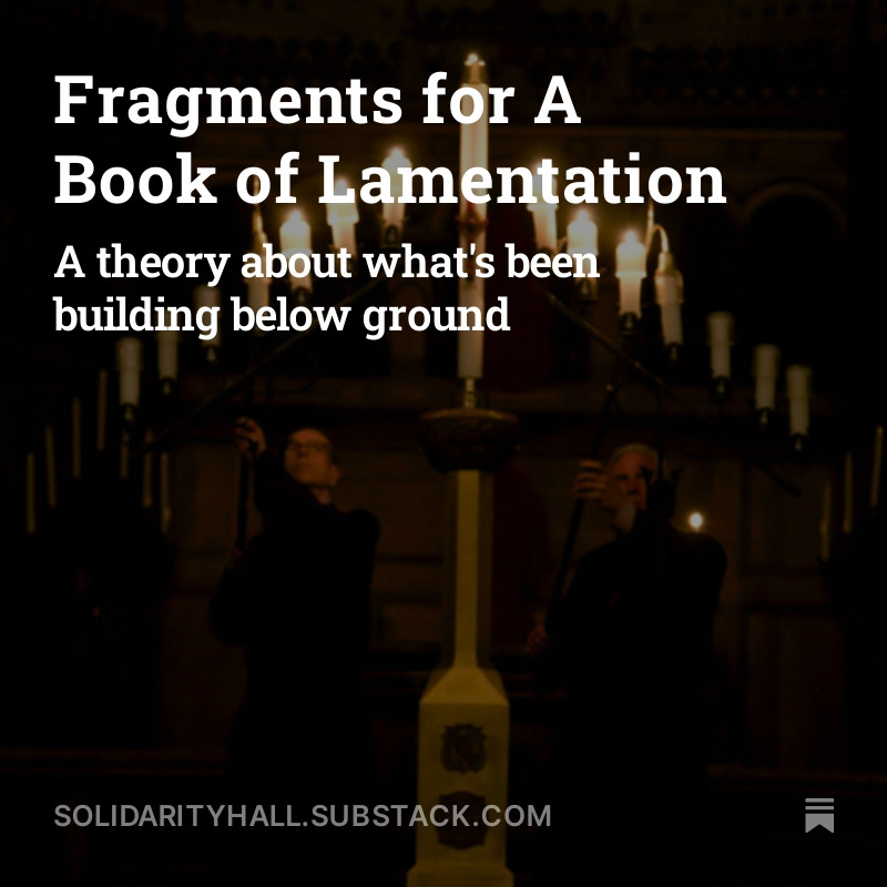 Some ideas on what buried "contamination" might be poisoning our public life...