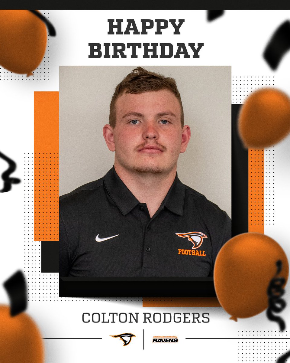 Join us in wishing a Happy Birthday to Freshman Running Back, Colton Rodgers!🎂🥳🎉