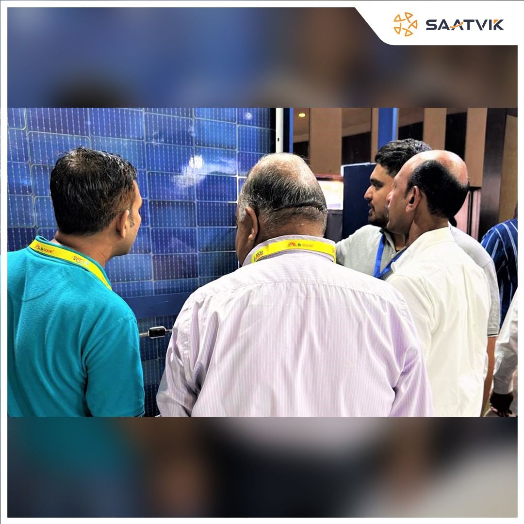 A Strong Presence at the Bharat Solar Expo, Jodhpur! We at Saatvik Solar were thrilled to participate in the Bharat Solar Expo in Jodhpur, where we showcased our latest advancements in solar technology. 

#expo #rajasthansolar #exhibitor #solarexpo #solarexhibition