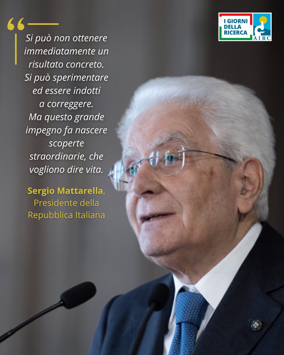 📣 Si sono aperti questa mattina #IGiornidellaRicerca, la campagna che dal 1995 informa l’opinione pubblica sui progressi della ricerca oncologica per la prevenzione, diagnosi e cura del cancro, e coinvolge i cittadini alla donazione per sostenere il lavoro dei 6000 ricercatori e