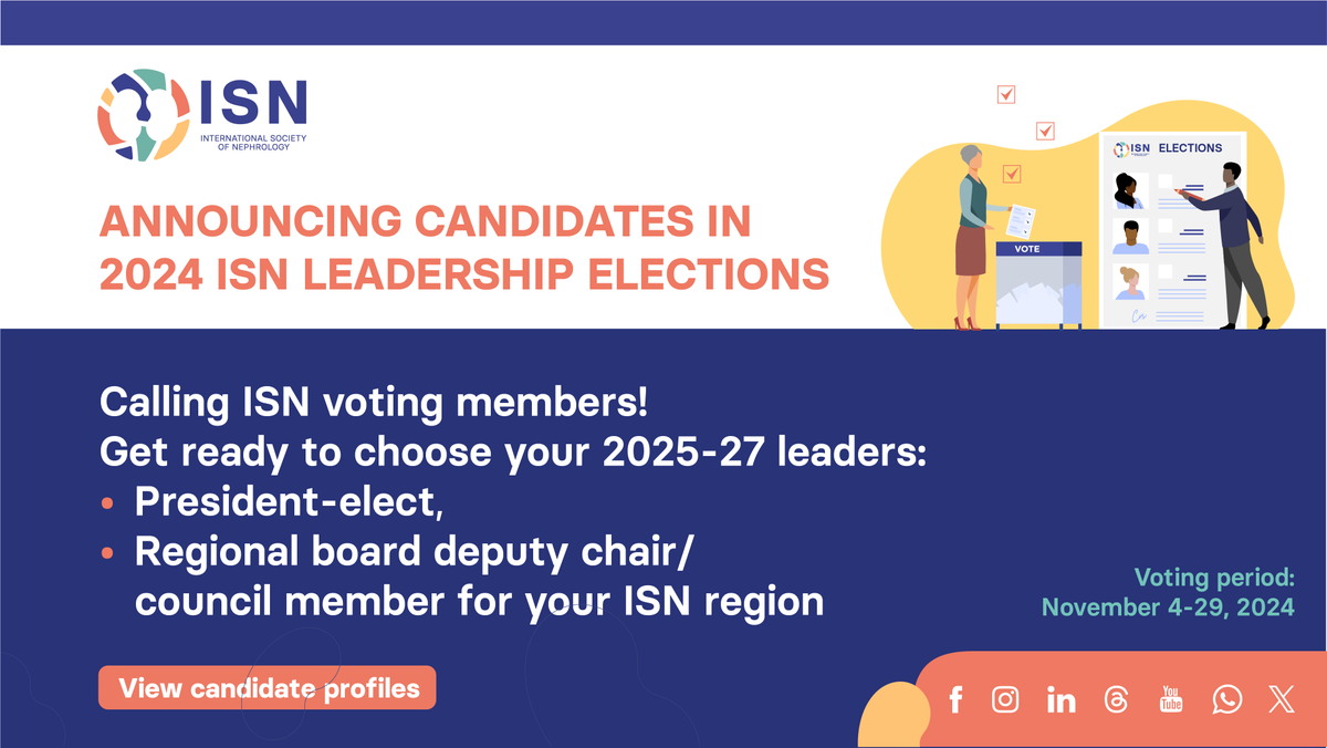 Int Society of Nephrology tweet media