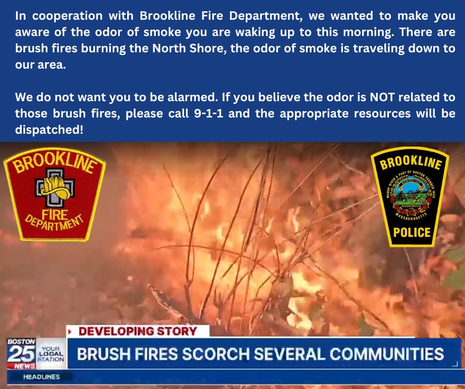Brookline PD tweet media