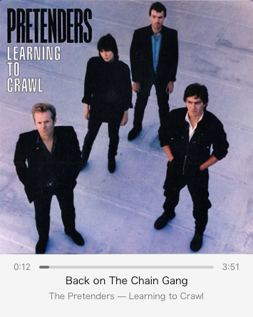 HosonoShotgun's tweet image. #NowPlaying1983 
#ThePretenders
#LearningToCrawl