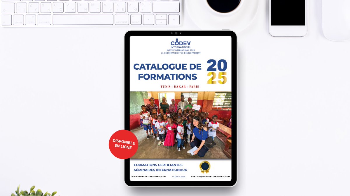 CodevIntl's tweet image. 𝐈𝐧𝐬𝐜𝐫𝐢𝐯𝐞𝐳-𝐯𝐨𝐮𝐬 𝐝𝐞̀𝐬 𝐦𝐚𝐢𝐧𝐭𝐞𝐧𝐚𝐧𝐭 ! Découvrez notre catalogue complet et trouvez la formation qui répondra à vos besoins en 2025 ! codevformation.com/pdf/Catalogue-…
#Formation2025 #CodevInternational #DéveloppementProfessionnel
