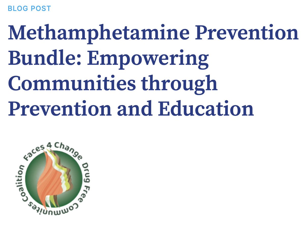 Faces4Change's tweet photo. We’re excited to announce that our Methamphetamine Prevention and Intervention (M.A.P.) Bundle has been featured in CADCA’s blog and newsletter! 
https://t.co/6LmpGbI0Fs https://t.co/7ybqHgksx3