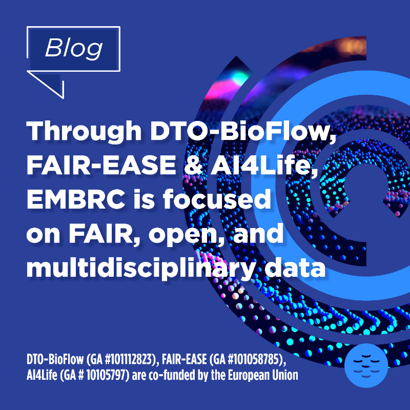 EMBRC_EU's tweet photo. #EMBRCBlog I 👉 3x of our projects had their GA in Oct
🔵 @AI4LifeTeam: Democratising access to #FAIRData & #OpenAI
🔵 @FAIR_EASE: Opening gateways between data domains within multidisciplinary projects
🔵 @DTOBioFlow: Integrating biodiversity data into Digital Ocean Twins