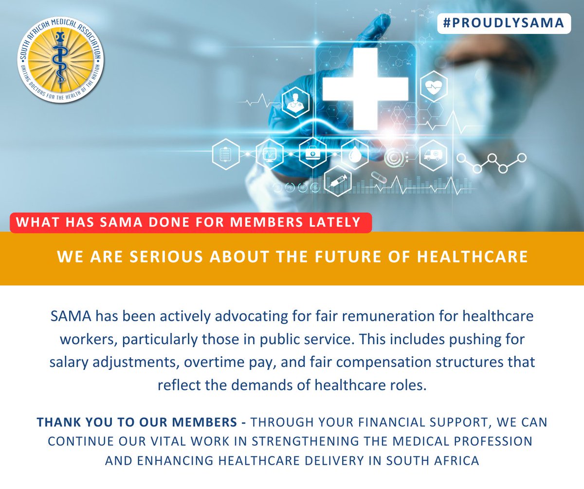 SAMedicalAssoc's tweet image. #MemberAppreciation #OneSAMA #ProudlySAMA