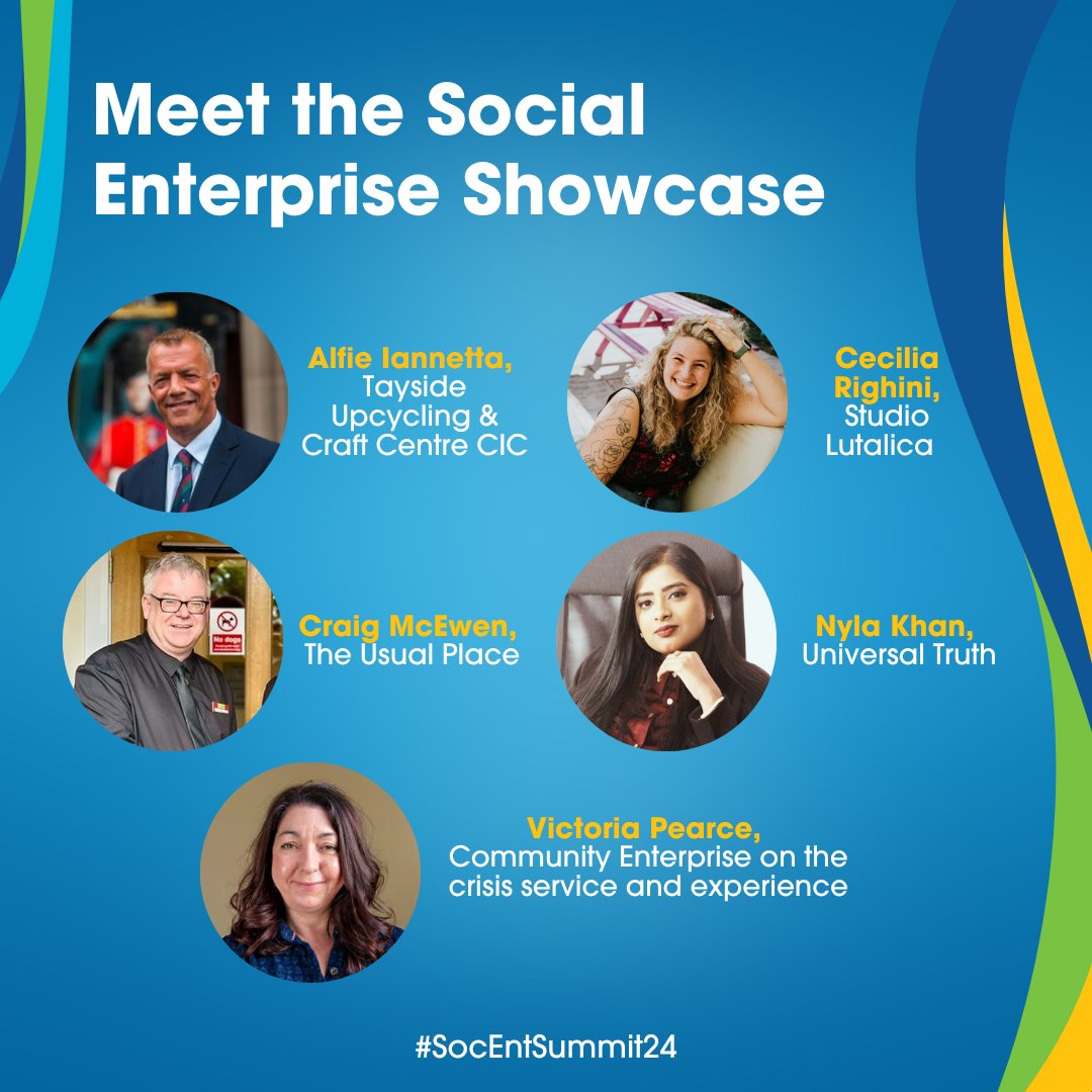We're getting closer to the Social Enterprise Summit Scotland 2024!

With less than two weeks to go, we thought it'd be the perfect time to introduce you to the incredible leaders and social enterprises taking part in our Showcase. 

#SocEntSummit24