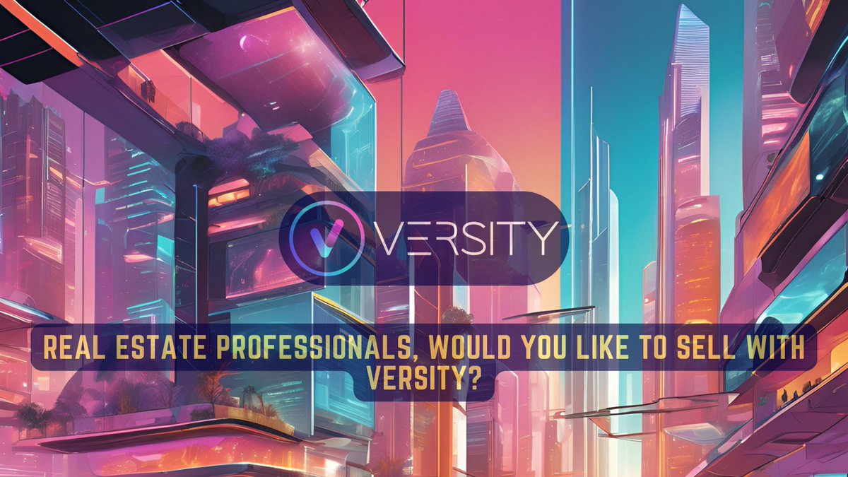 HelloVersity's tweet image. 🏡 Real estate professionals, how about selling with Versity?

Whether you are a developer, real estate consultant or individual seller, create your metaverse listing on Versity! Increase the visibility of your property and bring it to everyone in a fully immersive way🚀