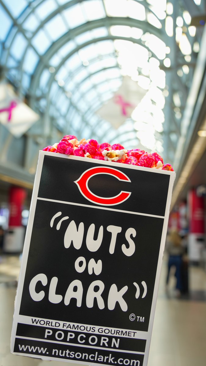O'Hare Intl. Airport (@fly2ohare) on Twitter photo Try delicious PINK strawberry popcorn from any <a href="/NutsOnClark/">NutsOnClark</a> location throughout ORD before the end of October, and a portion of the proceeds will be donated to the <a href="/lynnsage/">Lynn Sage Breast Cancer Foundation</a> Foundation for Breast Cancer Research! 💗 #ThinkPink Try delicious PINK strawberry popcorn from any <a href="/NutsOnClark/">NutsOnClark</a> location throughout ORD before the end of October, and a portion of the proceeds will be donated to the <a href="/lynnsage/">Lynn Sage Breast Cancer Foundation</a> Foundation for Breast Cancer Research! 💗 #ThinkPink