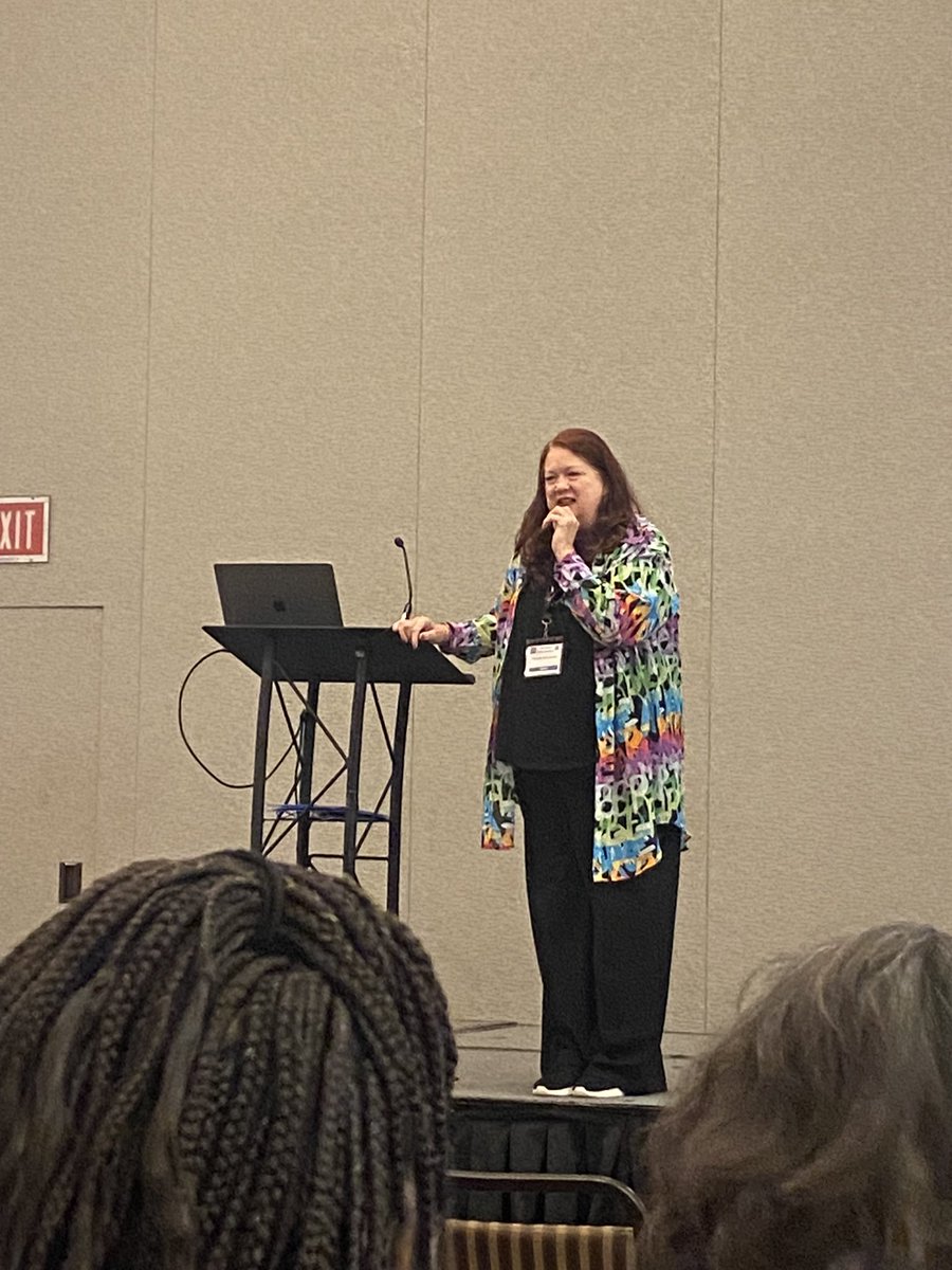 <a href="/LeadingELLs/">Pamela Broussard</a> sharing “gold” and happiness and a message of hope and building relationships and capital for our students #2024CarolinaTESOLConference