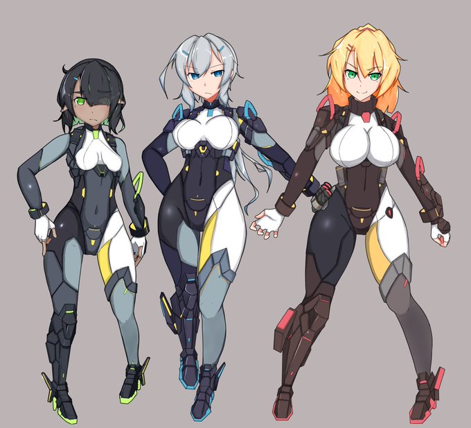 定例の並べなおまけですが、ビフォーアフター以外の恭順の姿勢を見せ魔砲隷女見習いとして精力的に活動する執行官な感じな奴も良いなとおまけが増えました 