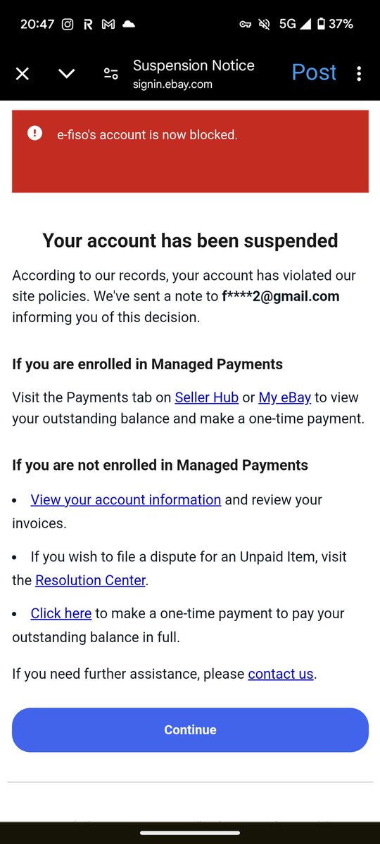fiso42's tweet photo. @AskeBay Why on the world? I've been waiting for weeks for my account to be verified and you just eventually delete my account as a 20 year-old services as a buyer and seller on ebay? https://t.co/X1eV1b81iO