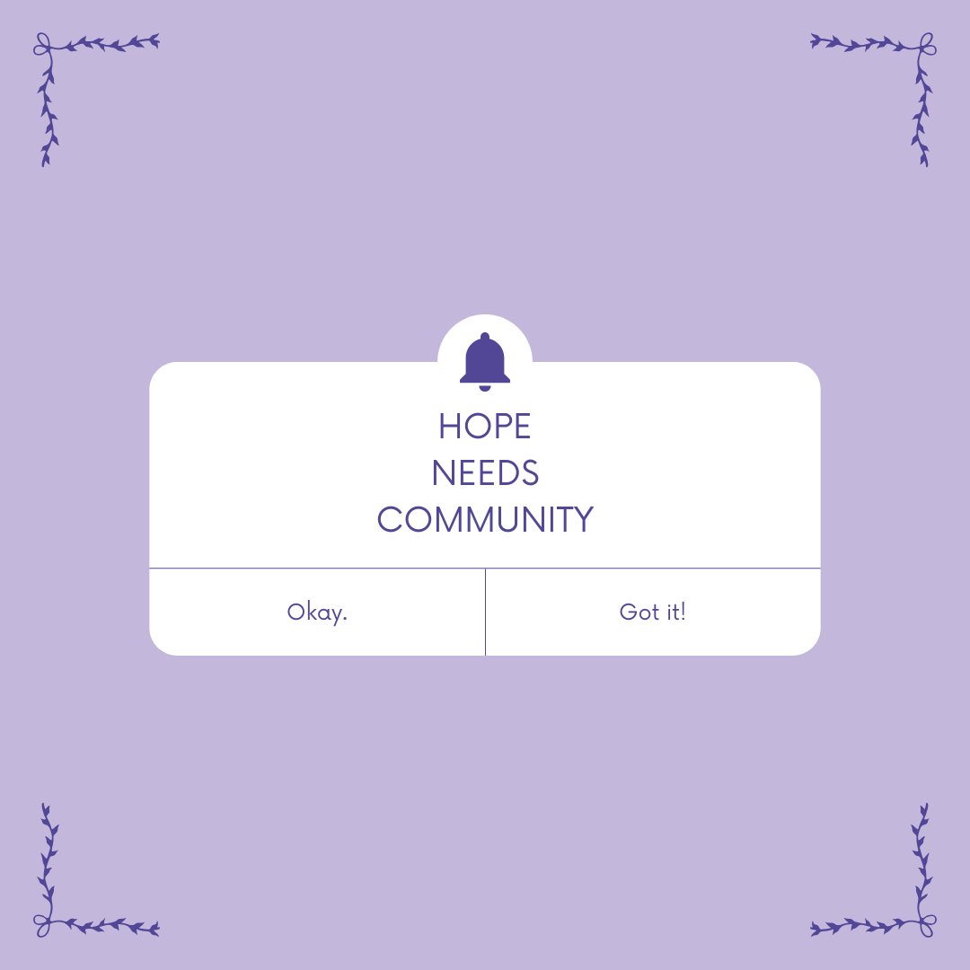 CounselingCtx's tweet photo. Spend time with the people and groups who help foster your hope. Limit time with those who don't. You got this CTX. https://t.co/HiRYNqusCg
