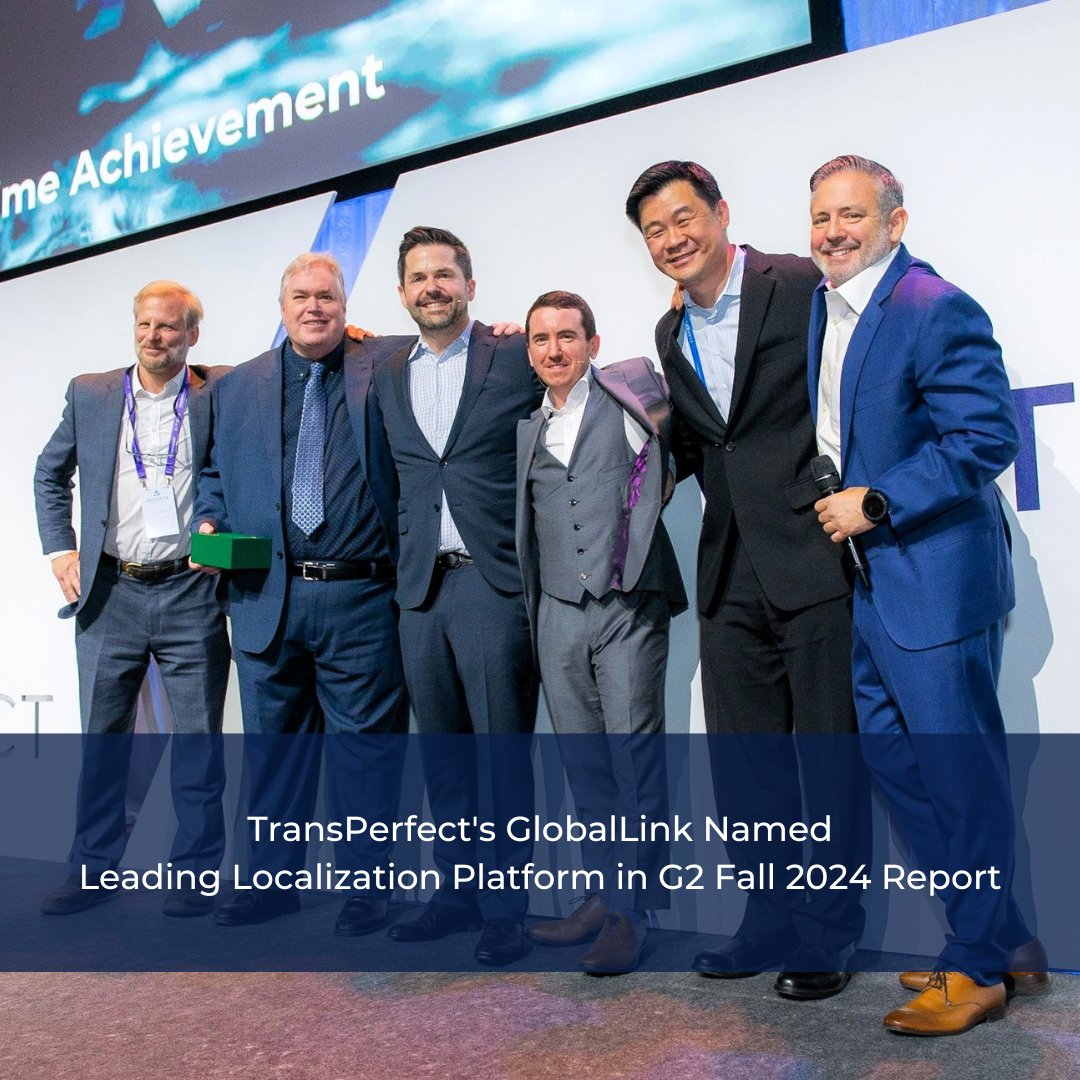 Once again, our AI-powered GlobalLink platform is making headlines—this time as G2's Leading Localization Platform.

This special recognition in <a href="/G2dotcom/">G2</a>'s Fall 2024 report comes directly from user feedback and highlights #GlobalLink's responsiveness, ease of use, and