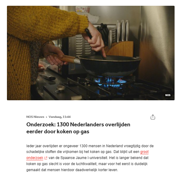 dancalegria's tweet photo. de NOS in niet meer te redden, willens en wetens gaan zer door met keiharde desinformatie omwille van een angstterreur en klimaatmaatregelen.

De titel is een standaard in narratief propaganda.

onderzoek : alsof het nu bewezen is.

1300 mensen overlijden (einde zin, impact is gemaakt)

eerder door koken op gas. (oh het is een inschatting een statische beschouwing een model)

Mensen overlijden daadwerkelijk eerder aan de stoffen die vrijkomen door het verbranden van gas?

Ohja, en hoe zit het eigenlijk met de experimentele gentherapie die nu al jaren achtereen wordt ingespoten? Dei schadelijke stoffen leiden niet tot een eerder overlijden.

Dit is in het rijtje , door warmte, door koud douchen, door tuinieren, door blijdschap etc etc.

Retweet als je vindt dat de NOS moet worden afgeschaft.