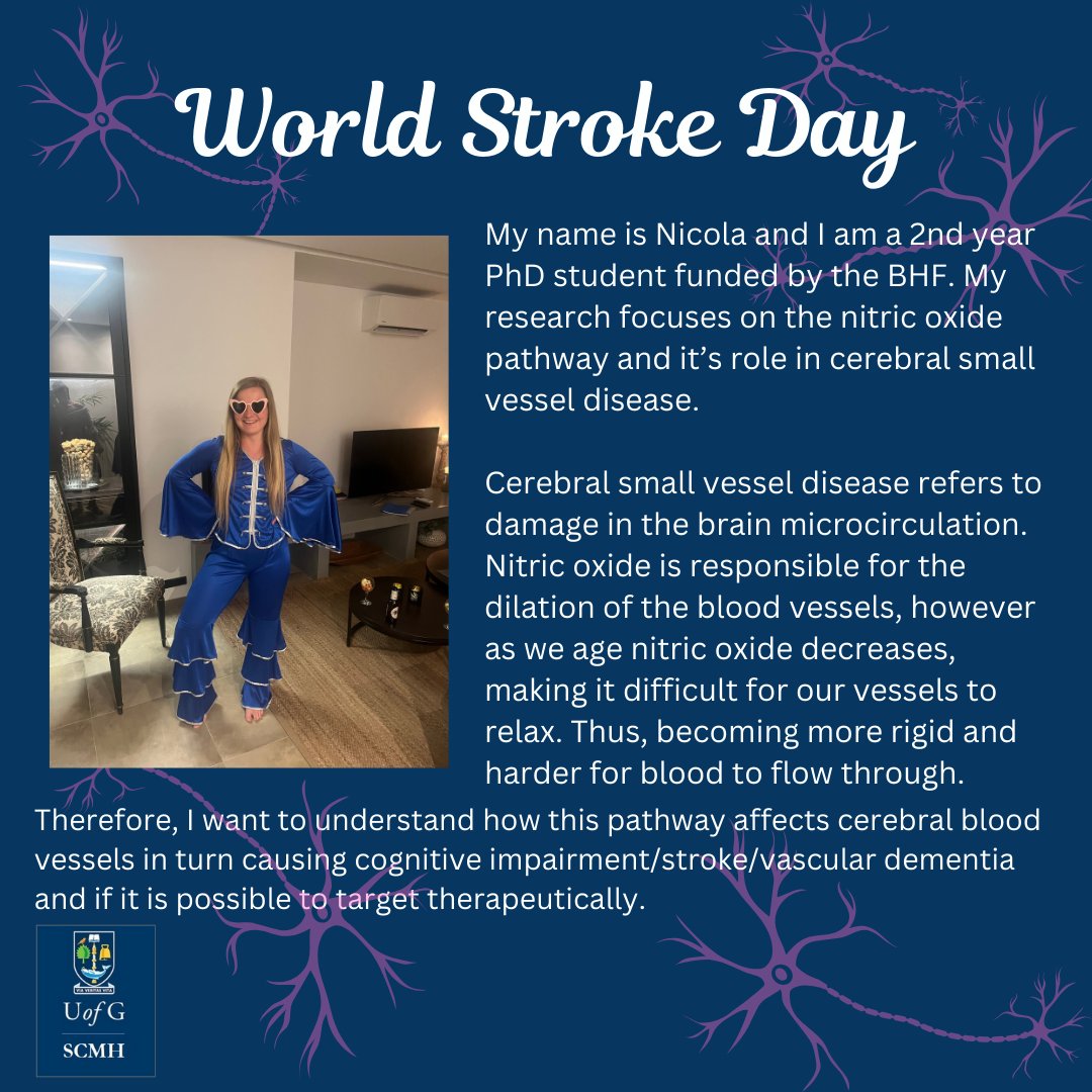 UofG SCMH (@uofgscmh) on Twitter photo π‘π¬ On #WorldStrokeDay, Nicola Gilroy talks about her research project. Nicola is a <a href="/TheBHF/">British Heart Foundation</a> funded PhD Student.
<a href="/teamWorkstroke/">Work Research group</a> π‘π¬ On #WorldStrokeDay, Nicola Gilroy talks about her research project. Nicola is a <a href="/TheBHF/">British Heart Foundation</a> funded PhD Student.
<a href="/teamWorkstroke/">Work Research group</a>