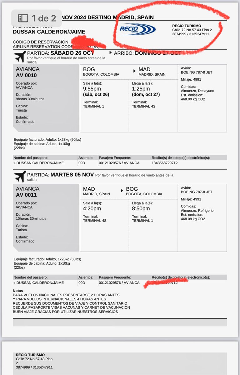 El Presidente de <a href="/Colpensiones/">Colpensiones</a> y su vicepresidenta viajaron a Madrid con tiquetes que se compraron con plata de <a href="/Colpensiones/">Colpensiones</a> en la agencia oficial de <a href="/Colpensiones/">Colpensiones</a>  : Recio Turismo ..