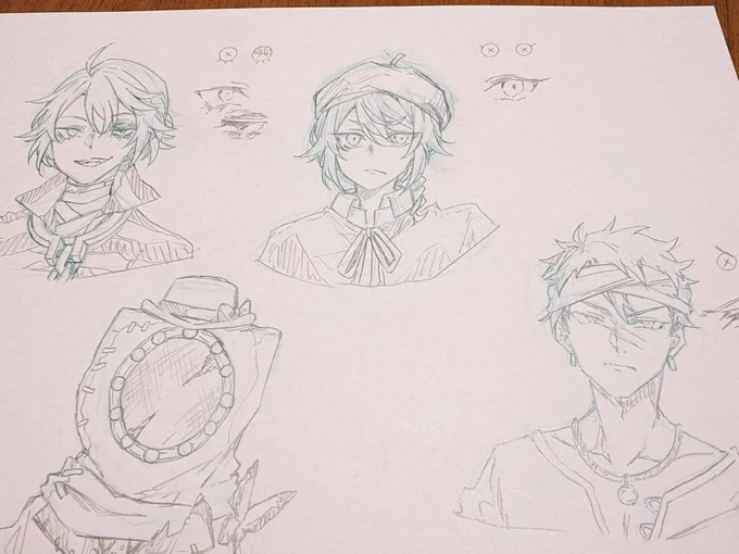 初描き鯖練習② 