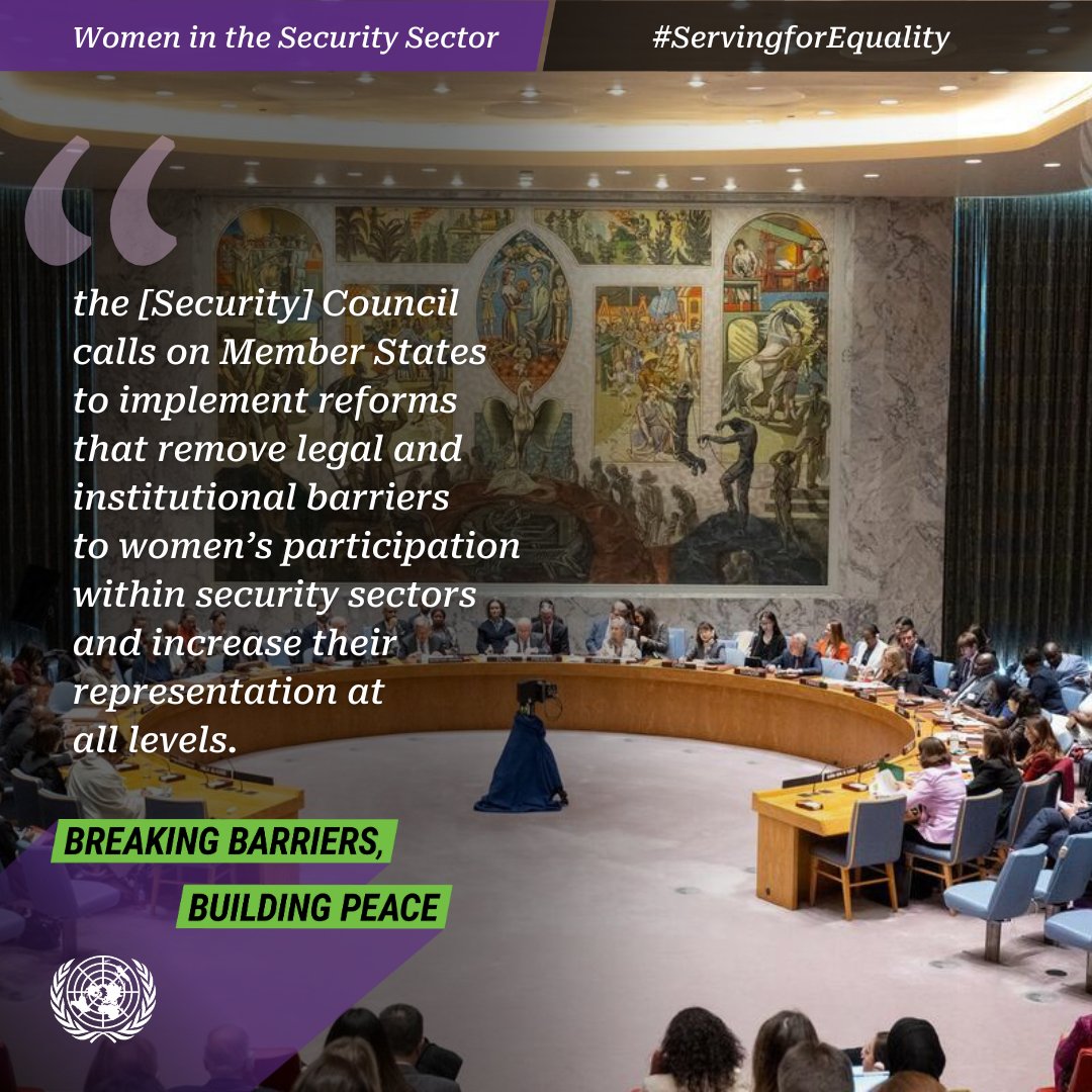 UN support to SSR&G tweet media