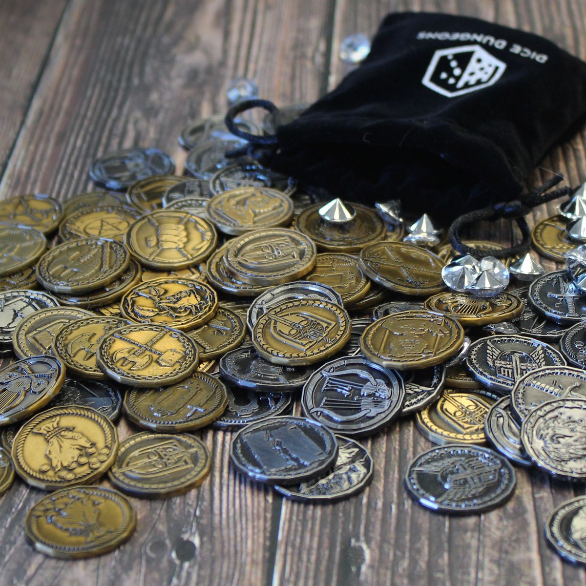 More restocks this week! Character Coins are back. A great way to track your characters in Dungeons &amp; Dragons and other tabletop role-playing games. These portable tokens are perfect for playing on the go.