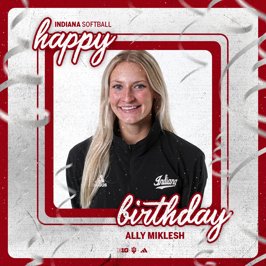 IndianaSB's tweet photo. Happy birthday, @allymiklesh! 🎂

We hope you have the best day! 🎉 https://t.co/TSUwjmFhUh