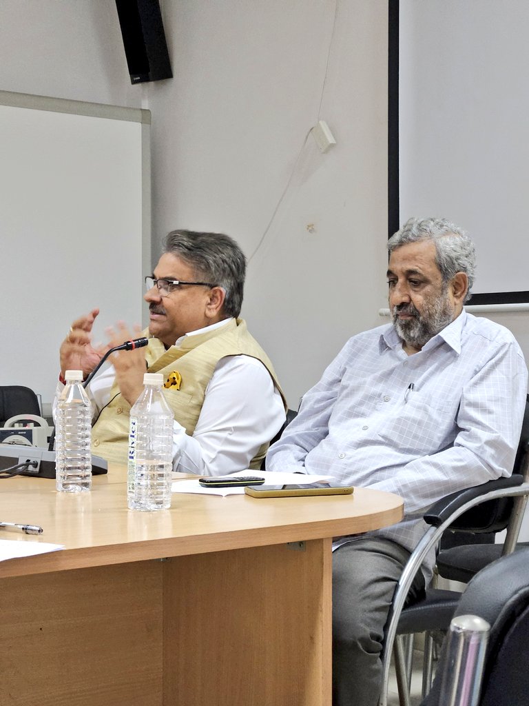 IFarhina's tweet photo. Attended a lecture on 'Whither West Asia?" by Former Ambassador @aniltrigunayat organised by Prof. Sujata Aishwarya,CWAS,JMI. Quite resourceful! https://t.co/Z6perxVACQ