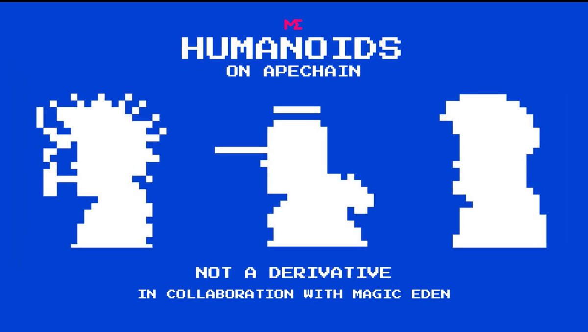 mrseshington's tweet image. Humanoids by @BR4ted Whitelist Giveaway

Mint Price: FREE
Supply: 4,269
Chain: ApeChain

Prizes: 10x Guaranteed, 20x FCFS WL
Winners: 30

To enter: 
&amp;gt; Follow @mrseshington 
&amp;gt; Like &amp;amp; Repost this post
&amp;gt; Reply with your ETH Address (EVM)

Ends in 24 hrs, Good Luck💙