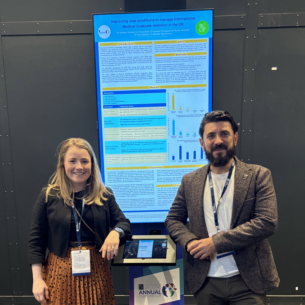 Great to see this positive work on workforce retention and beyond delighted to have our research on IMG visa issues cited!

Hamali, Stark et al 💙
