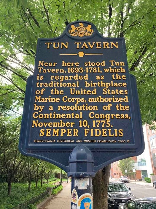 SWOConnell's tweet image. 10 Nov 1775 USMC established to augment naval forces in #RevWar, by providing on-board marksmen &amp;amp; perform amphibious landings. Recruiting HQ set up by Corps' first commandant, Capt Samuel Nicholas @ Tun Tavern in Phila. First landing was on Nassau in the Bahamas. #History #AmRev