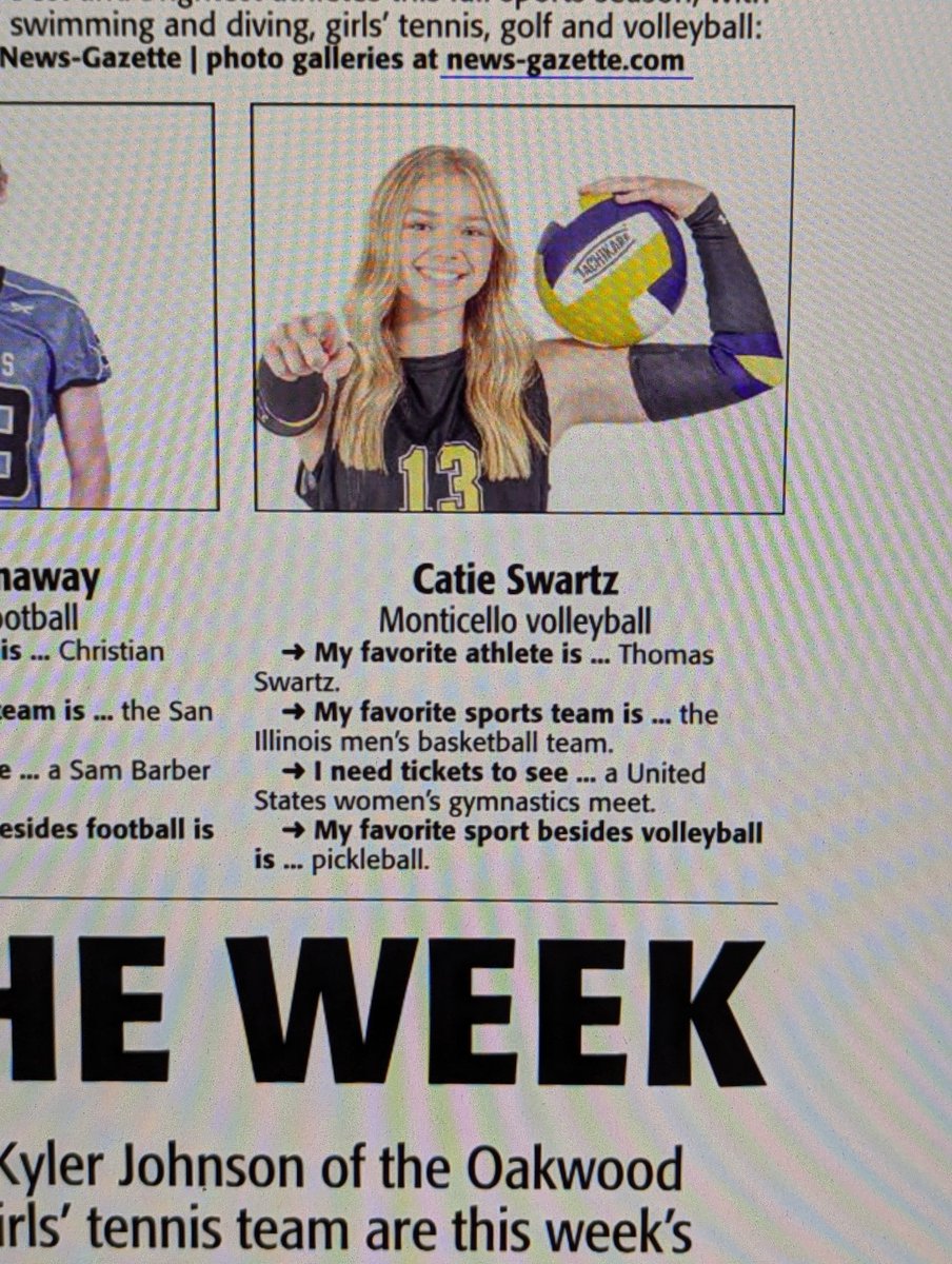 Arthur Sievers (@sagestats) on Twitter photo Carie Swartz <a href="/SAGESvb/">Sages Volleyball</a> featured in the News-Gazette <a href="/ngpreps/">News-Gazette Preps</a> Faces of the Fall <a href="/SAGEPRIDE/">Monticello HS</a> <a href="/SagesAthletics/">Sages Athletics</a> #GoSages Carie Swartz <a href="/SAGESvb/">Sages Volleyball</a> featured in the News-Gazette <a href="/ngpreps/">News-Gazette Preps</a> Faces of the Fall <a href="/SAGEPRIDE/">Monticello HS</a> <a href="/SagesAthletics/">Sages Athletics</a> #GoSages