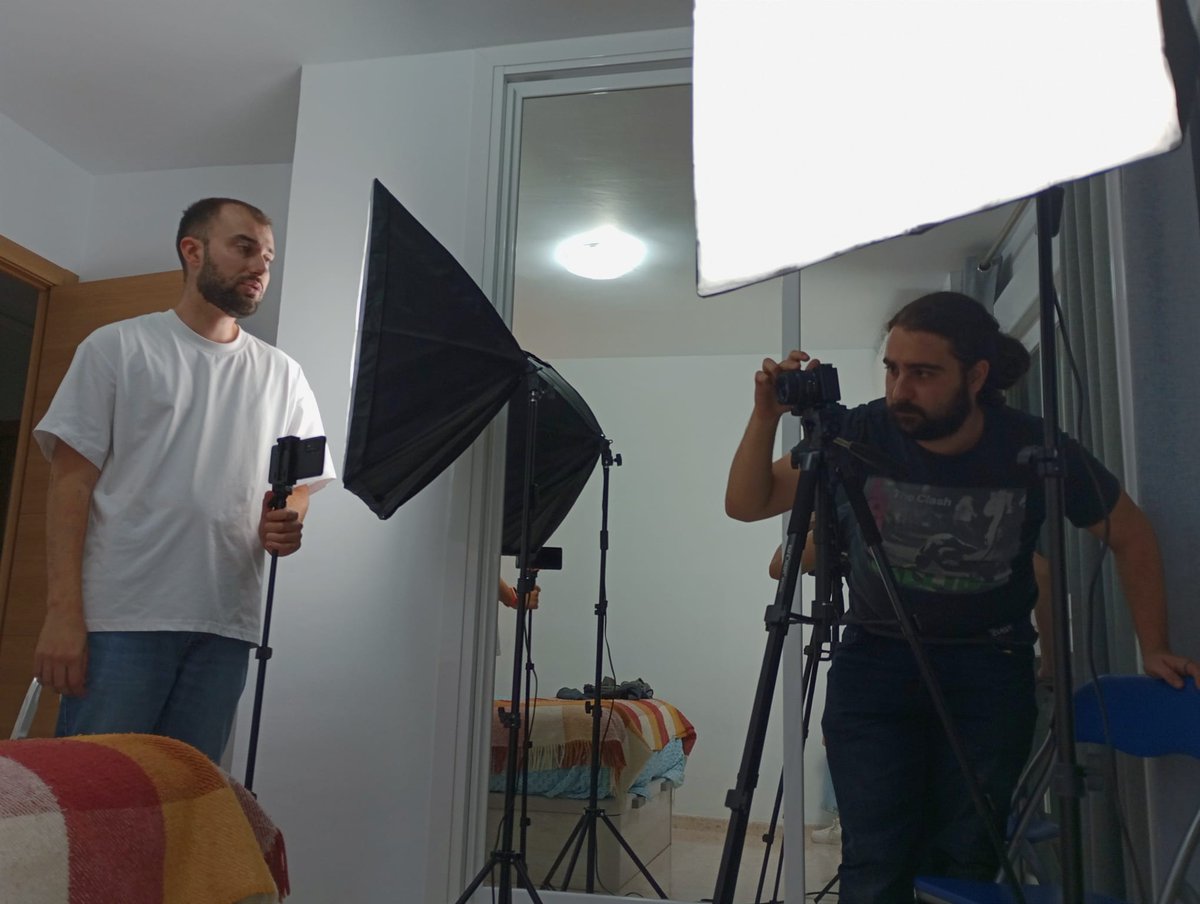 Acabamos el rodaje de nuestro siguiente cortometraje "Nadie menos tú" un poco del making off 👇🏻