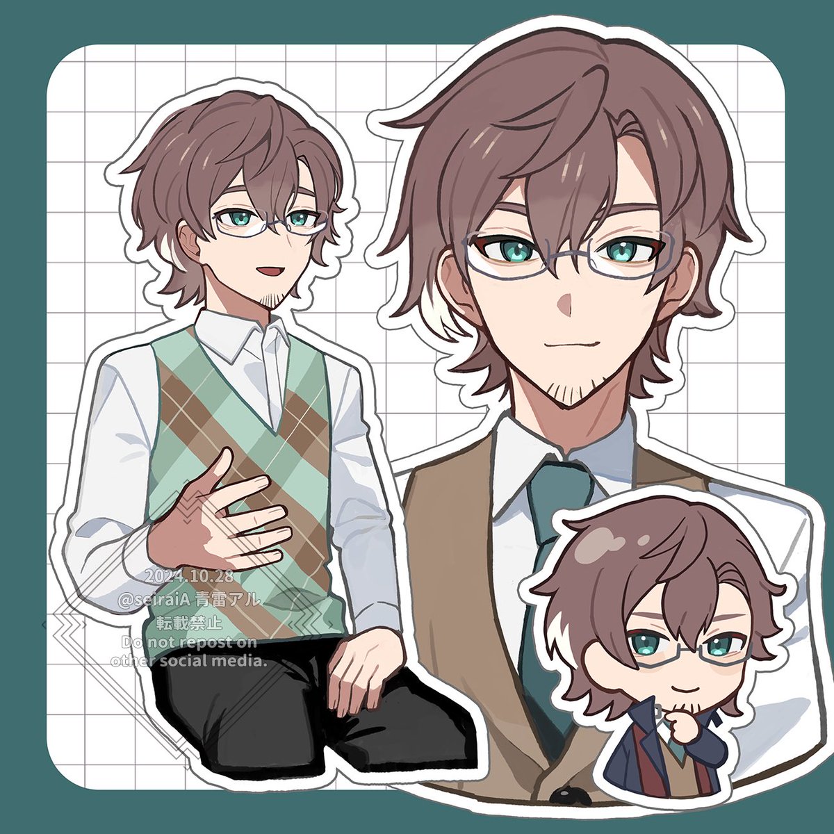 SKIMAにてキャラクター詰め合わせイラストを制作させていただきました。 ご依頼ありがとうございます! #青雷アルの納品報告 #skima ...